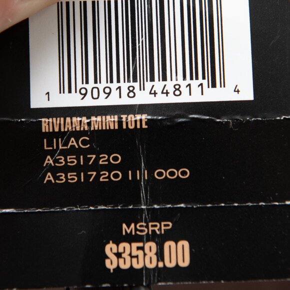 Frye Viviana Mini Tote Leather Crossbody + Handles Dusty Lilac - Picture 4 of 11